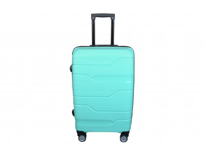 Skořepinový kufr PP02 modrý (Velikost L)