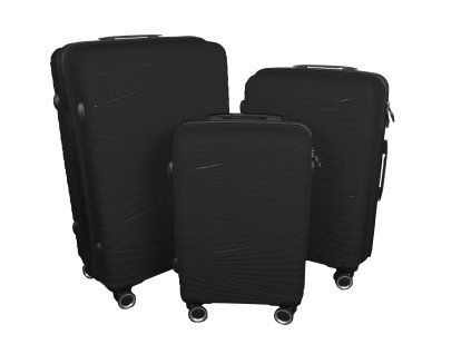 Sada 3 skořepinových kufrů PP08
