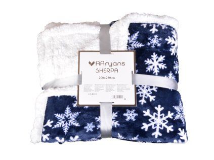 Deka s beránkem Sherpa Snowflake 200x220 cm