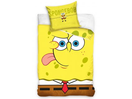 Dětské povlečení Sponge Bob Emoji 140x200/70x90 cm