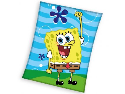 Dětská deka Sponge Bob Zábava v moři 130x170 cm