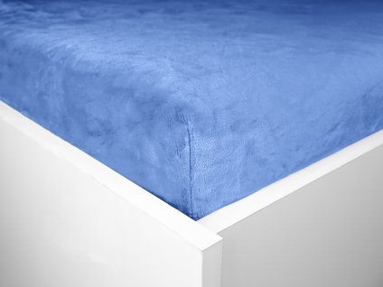 Aaryans Mikroplyšové prostěradlo modré