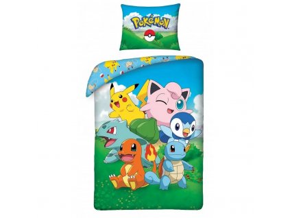 Dětské povlečení Pokémon Nejsilnější tým 140x200/70x90