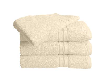 Froté ručník Stella krémový , 50x100 cm