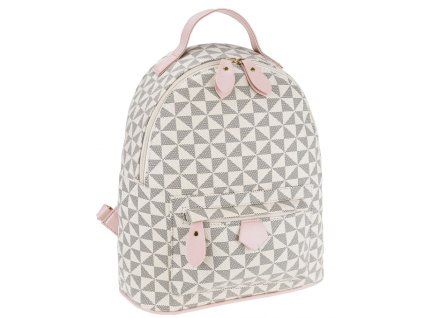 Dámský batoh JBFB 319 béžový potisk