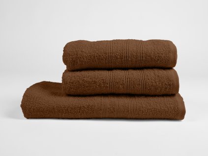 Froté osuška hnědá 70x140 cm