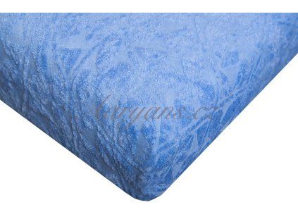 Aaryans žakárové prostěradlo světle modré