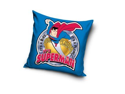 Polštář SUPERMAN modrý 40x40cm