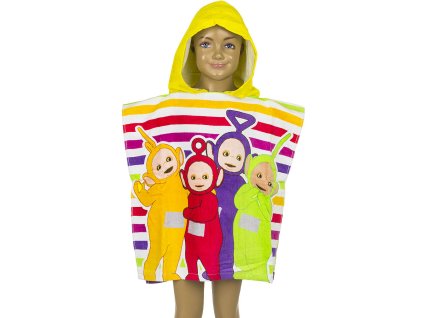 qe1782 teletubbies poncho for kids wholesale supplier