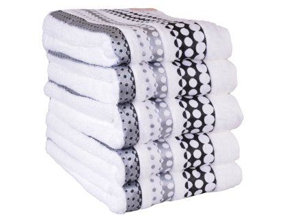 Froté ručník SILVER BÍLÝ, 50x90 cm