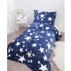 Aaryans povlečení mikroplyš Hvězda modré 140x200/70x90cm