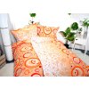 Aaryans Bavlněné povlečení  Desiré oranžové  140x200/70x90