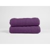 Aaryans froté ručník , 50x100 cm, fialový
