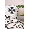 Aaryans francouzské bavlněné povlečení Emily černé 220x200/70x90cm
