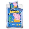 Carbotex Dětské povlečení Prasátko Peppa George Jumping Game 140x200/90x70