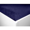 Aaryans Mikroplyšové prostěradlo tmavě modré