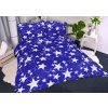 Aaryans francouzské povlečení mikroplyš Hvězda modré 220x200/70x90cm