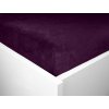 Aaryans Mikroplyšové prostěradlo tmavě fialové