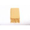 Dámský šál světle hořčicový – detail