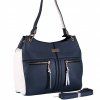 Dámská kabelka JBFB 314 TMAVĚ MODRÁ – detail