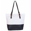 Shopper kabelka JBFB 263 BÍLÁ/MODRÁ – detail