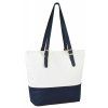 Shopper kabelka JBFB 263 BÍLÁ/MODRÁ – pohled 3