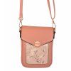 Dámská crossbody kabelka L057 světle růžová