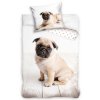 Bavlněné povlečení Pes Mops To já nee 140x200/90x70