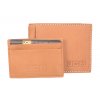 Kožená peněženka s ochranou RFID - JCBNC 52 EH TAN