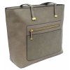 Elegantní kabelka JBFB 346 ŠEDÁ – pohled 3