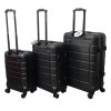 Sada 3 skořepinových kufrů JB 2055 blk