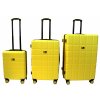 Sada 3 skořepinových kufrů JB 2063 yellow1