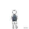 Batoh SCOOTER Levhart – pohled 3