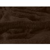 Aaryans Froté prostěradlo tmavě hnědé – pohled 2