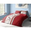 Aaryans krepové povlečení Floretta červené 140x200/70x90cm