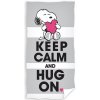 Dětská osuška Snoopy Keep Calm 70x140cm