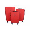 Sada 3 skořepinových kufrů PP01 red all