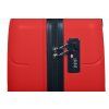 Skořepinový kufr PP01 červený – pohled 4