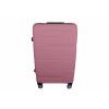 Skořepinový kufr PP02 růžový – pohled 2