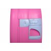 Sada 4 skořepinových kufrů DL 507 drk pink lock large