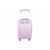 Sada 4 skořepinových kufrů HL 411 pink back