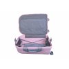 Sada 4 skořepinových kufrů HL 411 pink inner