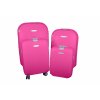 Sada 4 skořepinových kufrů HL 411 drk pink all