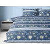 Aaryans bavlněné povlečení Stella modré 140x200/70x90cm