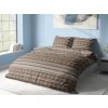 Aaryans bavlněné povlečení Lea hnědé 140x200/70x90cm