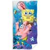 Dětská osuška Sponge Bob Hrátky s Garrym 70x140 cm