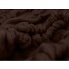 Aaryans Mikroplyšové prostěradlo hnědé