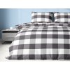 Aaryans bavlněné povlečení kostky šedé 140x200/70x90 cm