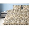 Aaryans bavlněné povlečení Květinové větve béžové 140x200/70x90 cm
