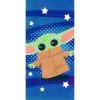 Dětská osuška Star Wars Baby Yoda a Hvězdičky 70x140cm